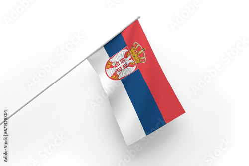 3d illustration flag of Serbia. Serbia flag waving isolated on white background with clipping path. flag frame with empty space for your text. Free Download 3d illustration flag of Serbia. Serbia flag waving isolated on white background with clipping path. flag frame with empty space for your text. - GFXLoad