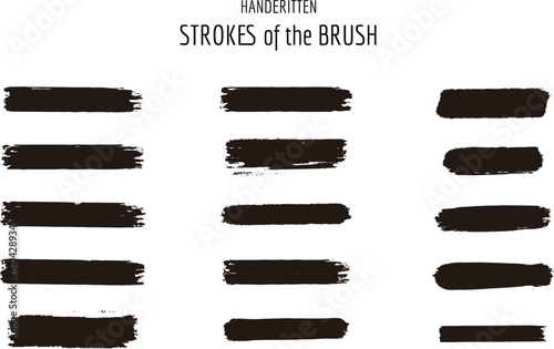 筆で描いた手書きのタイトル背景