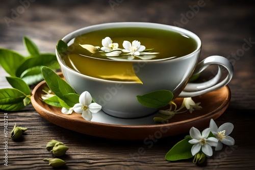 cup of green tea