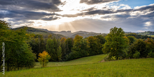 Zauberhafte Herbstlandschaft im Elbsandsteingebirge 10 photo