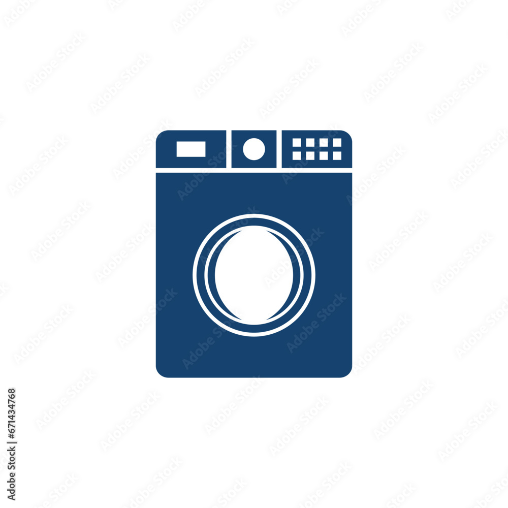 Washer Icon Vector Design Template