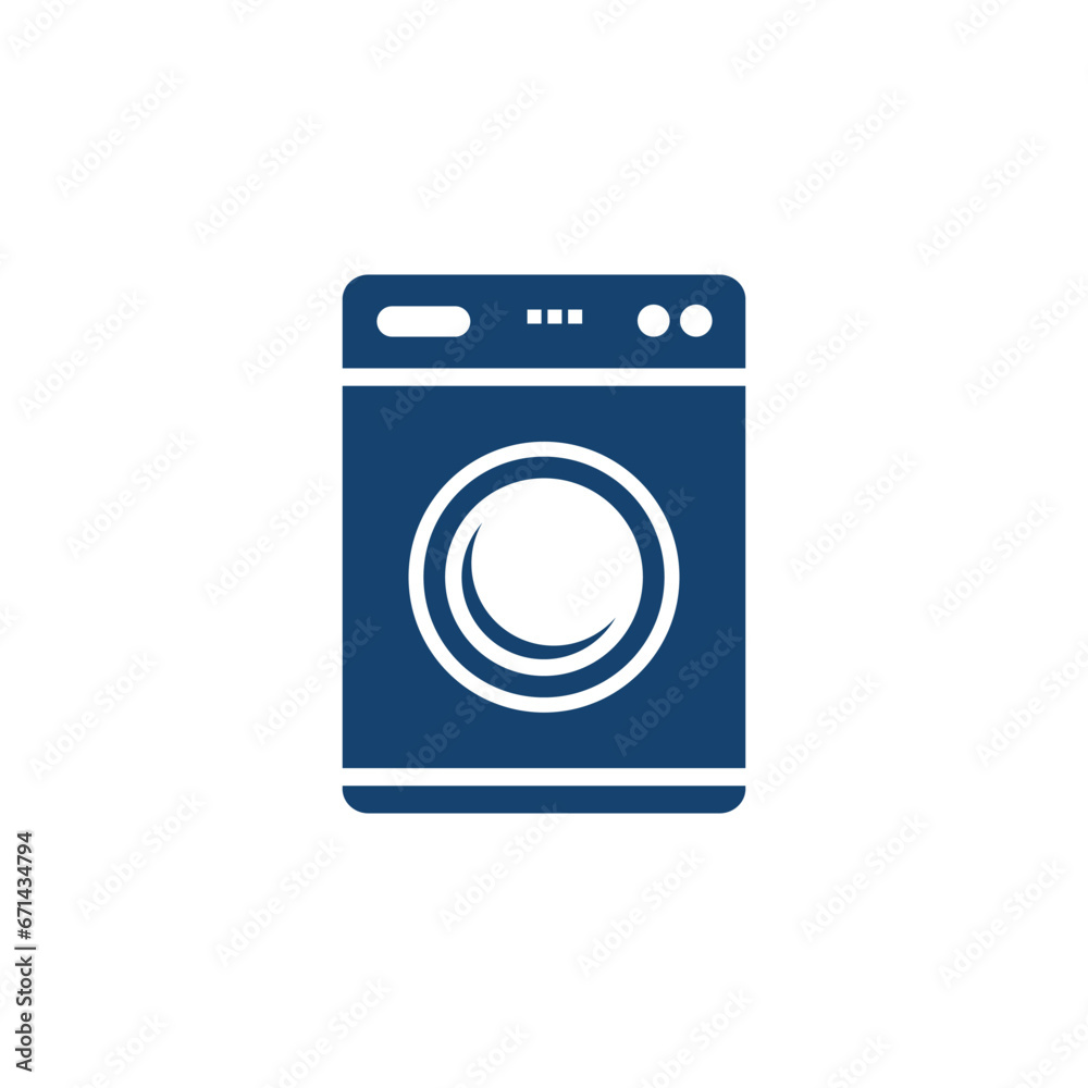 Washer Icon Vector Design Template