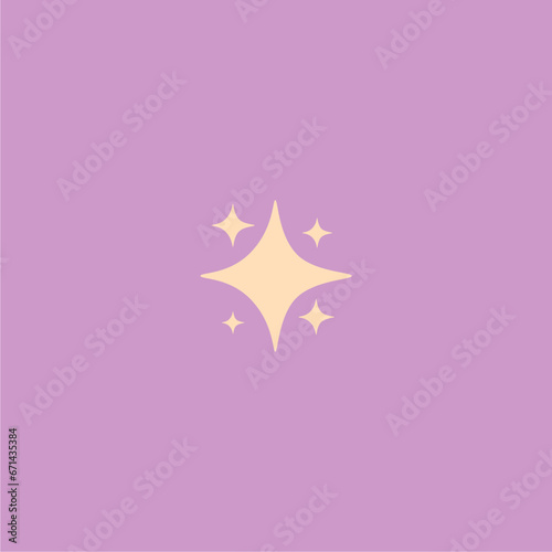 vector set glittering color glitter