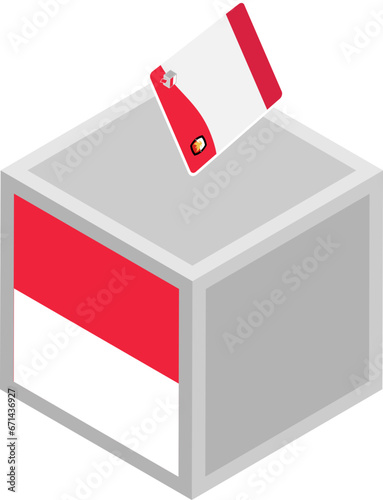 ballot box indonesian election