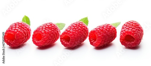 Spoonful of raspberries