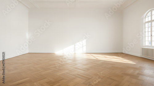 Modern bright interior empty room. Mock up. Suitable for interior rooms furniture template.