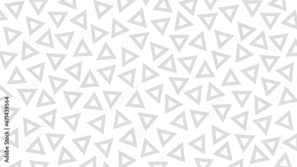 Grey and white seamless geometric triangle pattern
