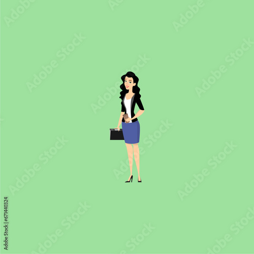 vector pose of office people doing activities flat