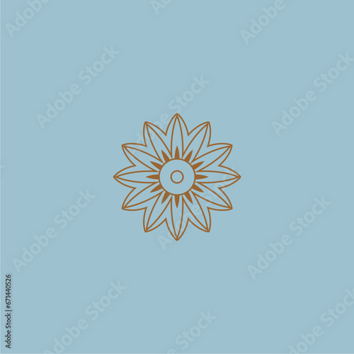 set of gold mandala elements luxury Islamic vector