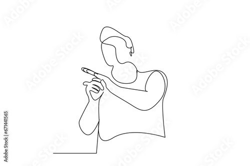 man acting rudely bad hand show sign line art