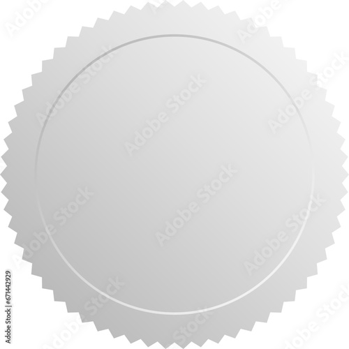 gray label badge sticker