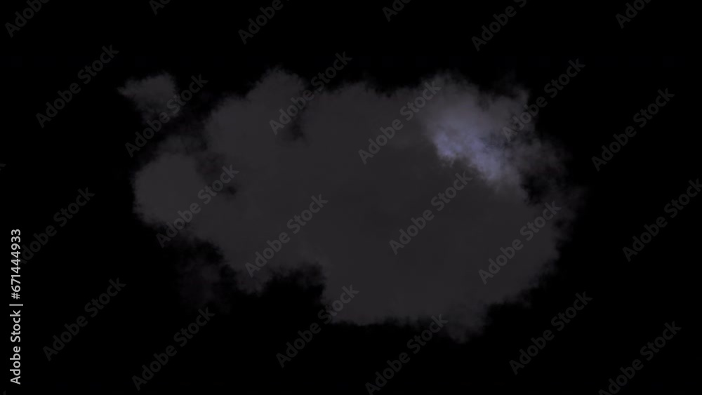 Storm Clouds:Dark clouds and lightning Realistic animation effects, background footage, motion graphics, overlay 4K drag-and-drop editing software blending modes