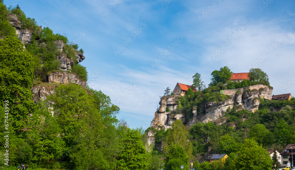 Castle Pottenstein in Franconian Switzerland
