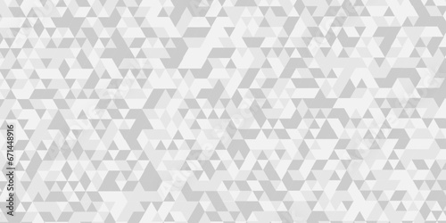 Abstract triangle Black and white Low poly abstract seamless closeup material small wall black background. surface paper vector illustration grid triangle metal tile and mosaic background.