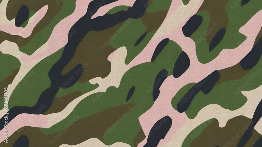 Fototapeta premium 迷彩柄 camouflage 02
