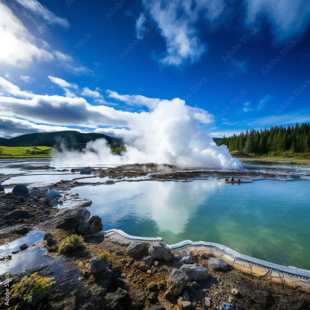 Obraz premium hydrothermal energy