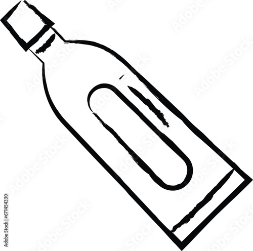 Paste hand drawn vector illustration