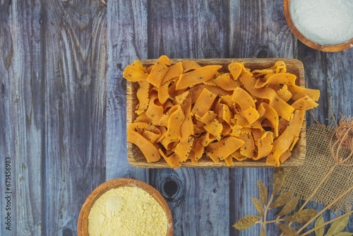 A Crunchy South Indian Savory Snack, Perfect for Festive Flavors. Ribbon Pakoda, a beloved South Indian savory delight. Mouthwatering textures of this traditional snack.