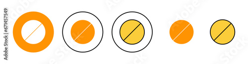 Pills icon set for web and mobile app. capsule icon. Drug sign and symbol