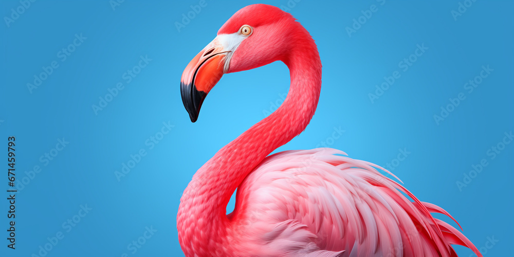 Fototapeta premium Bright and colorful animal poster.