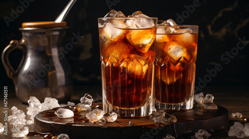 Iced Coffee and served over ice