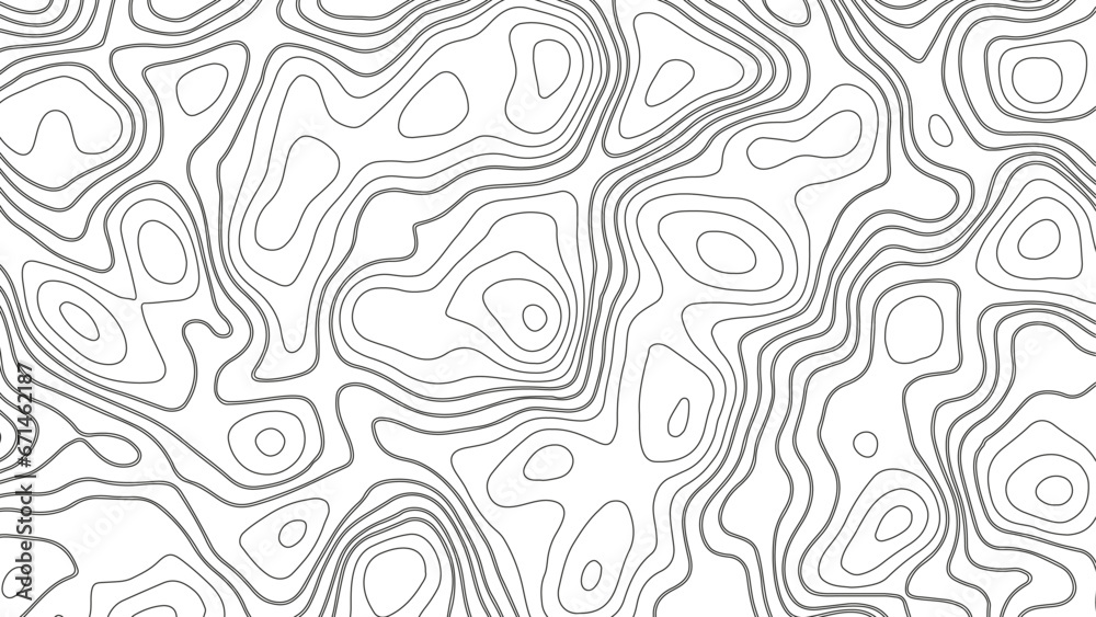 Abstract pattern with lines. Seamless pattern with lines Topographic map.