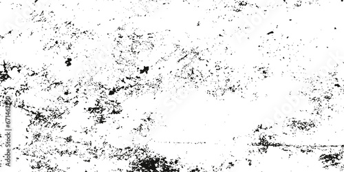 Black and white Dust overlay distress grungy effect paint. Black and white grunge seamless texture. Dust and scratches grain texture on white and black background.	
