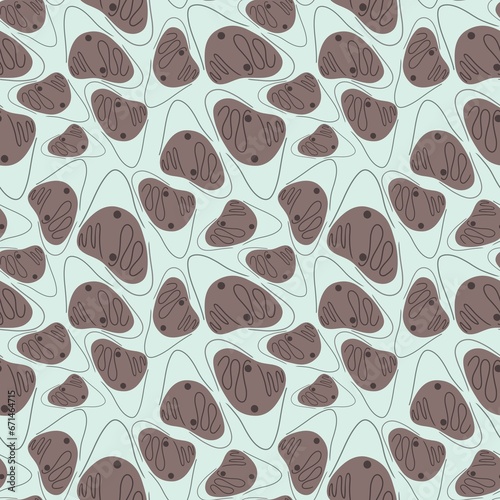 Cute abstract seamless pattern for textilу and wrapping