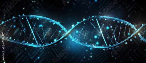 Human DNA genome background with copy space
