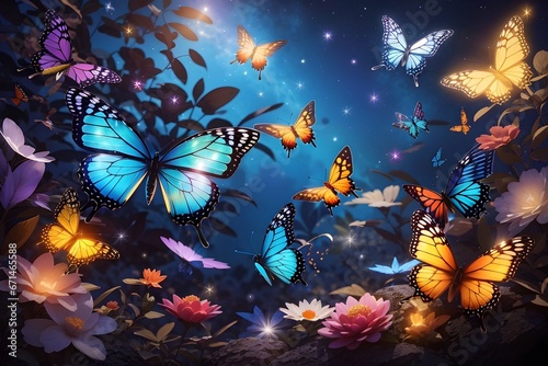 Universal Energy Unleashed: Butterfly Magic.. © YashJ