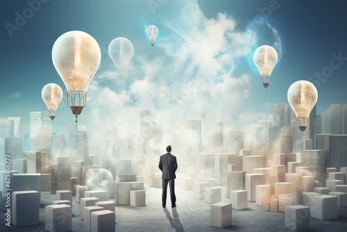 Business development inovation concept Generative ai