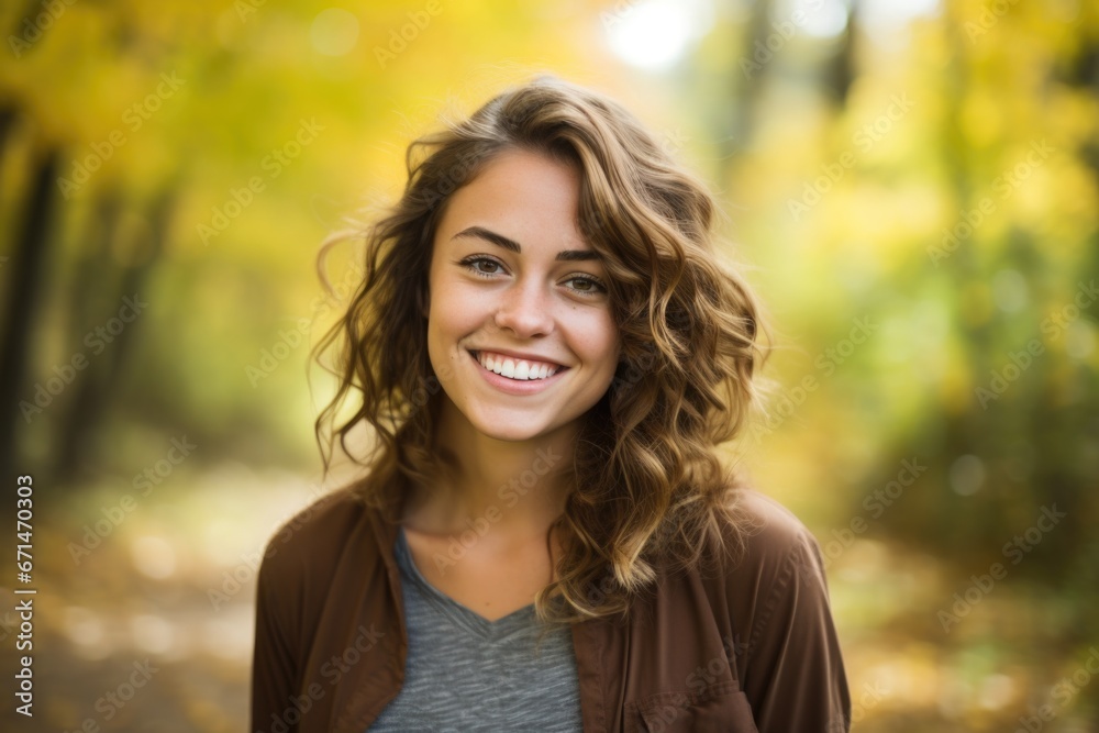 Photo of a beautiful happy young woman in glasses against the backdrop of beautiful mountains Photo of a beautiful happy young woman in glasses against the backdrop of beautiful mountains