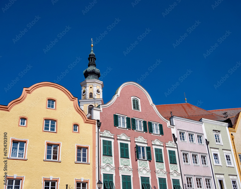 Obraz premium old town hall in schaerding austria