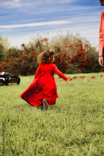 Enfant qui courent