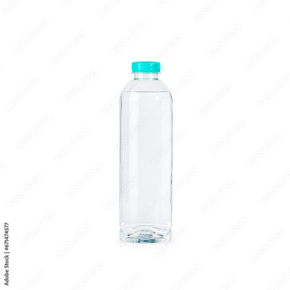 A water bottle isolated on white background. With Cliping Path. Water bottle Mockup. A water bottle isolated on white background. With Cliping Path. Water bottle Mockup.
