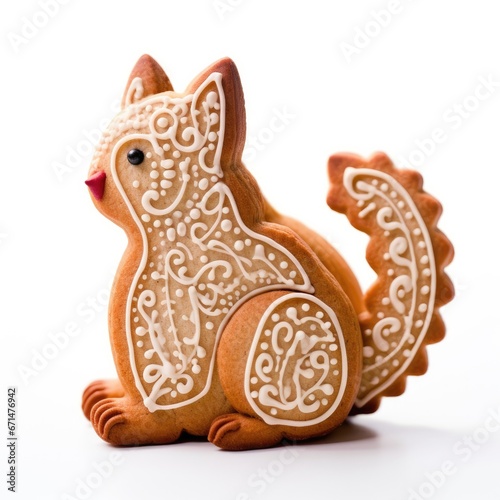 Gingerbread Squirrel Cookie