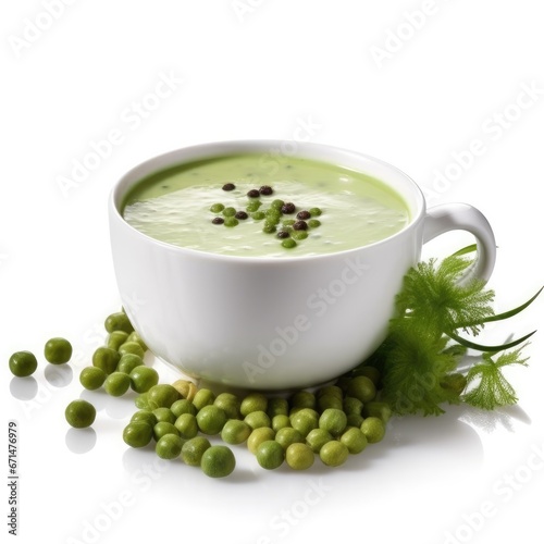 Green Peas Cream Soup
