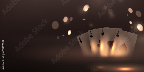 casino background vector illustration for gambling poster banner elegant design