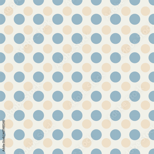 Simply dots seamless polka dots pattern isolated on white background. Theme of the St. Patrick Day.