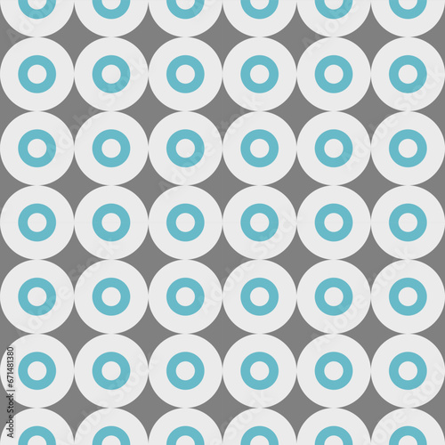 Circle donut seamless pattern design for decorating, wallpaper, wrapping paper, fabric, backdrop and etc.