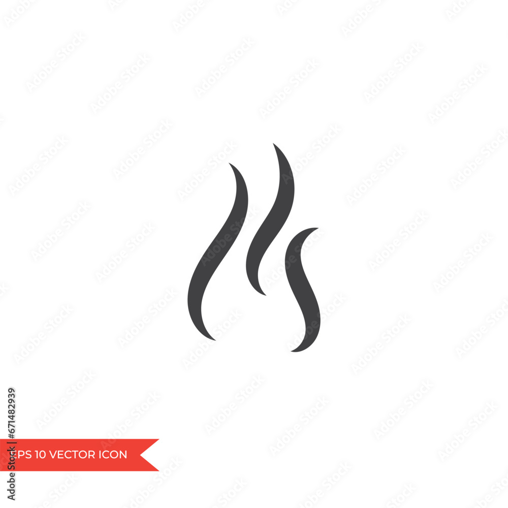 Smell icon. Hot aroma, stink, cooking steam, smelling Smell icon. Hot aroma, stink, cooking steam, smelling