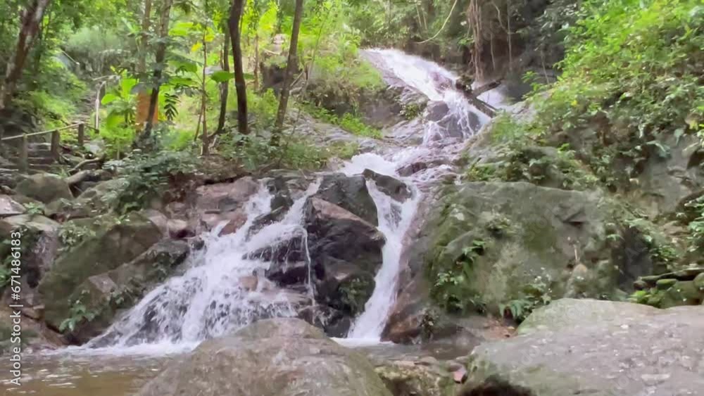 Mae Kam Pong waterfall scenery in Chiang Mai, Thailand Mae Kam Pong waterfall scenery in Chiang Mai, Thailand