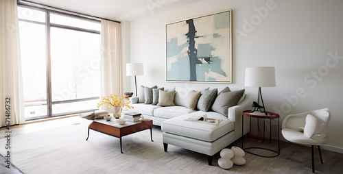 modern living room with sofa, living room interior, modern living room,  © Your_Demon