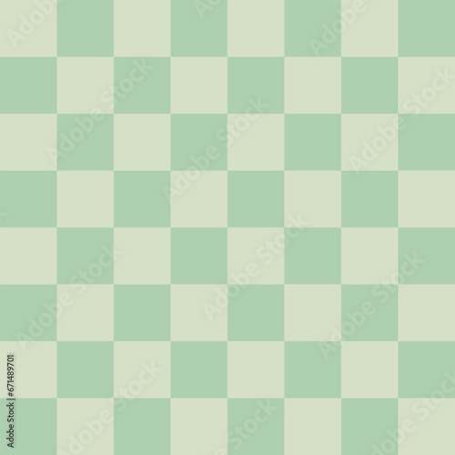 Green checkered pattern, Vintage seamless pattern, for fabric textile, ceramic or wrapping paper