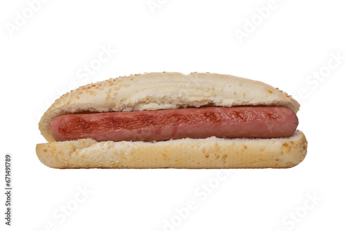 PNG,delicious hot dog, isolated on white background