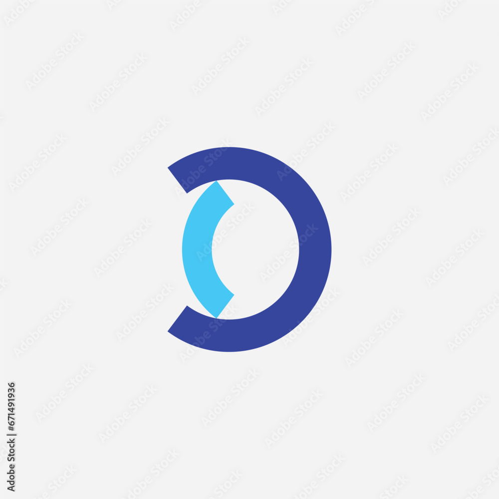 Letter d logo design illustration vector template Letter d logo design illustration vector template