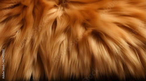 Closeup of horse fur texture, brown furry background
