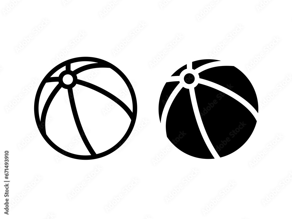 vector beach ball with trendy design vector beach ball with trendy design