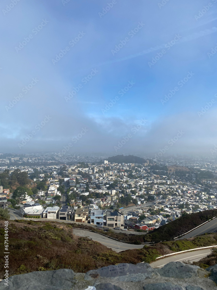 Vue panoramique de San Francisco, Californie