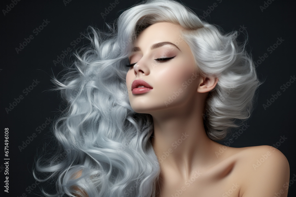 Attractive Woman in the Best Age as a Symbol of a New Time Wallpaper Background Magazine Cover Digital Art Attractive Woman in the Best Age as a Symbol of a New Time Wallpaper Background Magazine Cover Digital Art